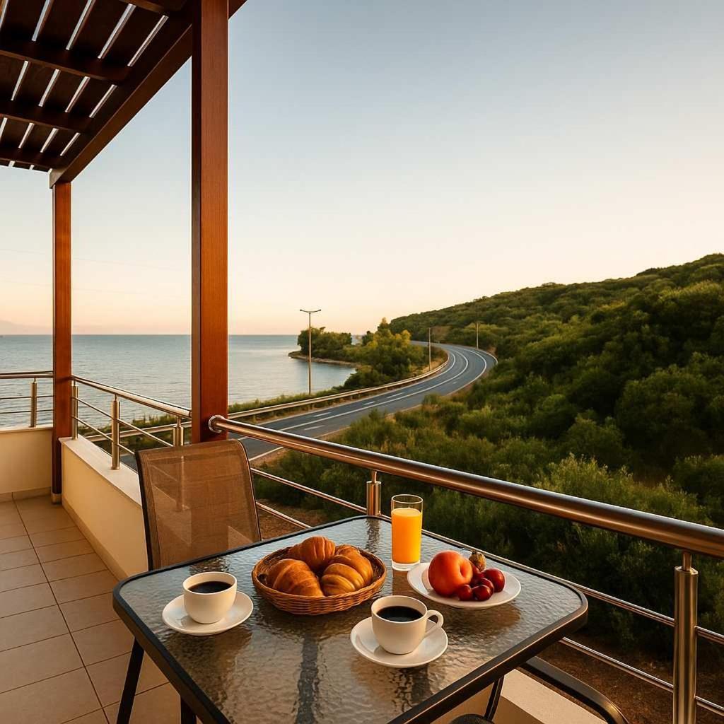 Villa Armonia - Beachfront Majestic Retreat Petalídhion Exteriör bild